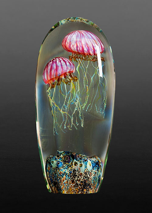 ​【希少】リチャード サタヴァ Gold Ruby Jellyfish Double Gold Ruby Jellyfish – Satava Art Glass