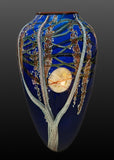 Blue Harvest Moon Vase, 2007