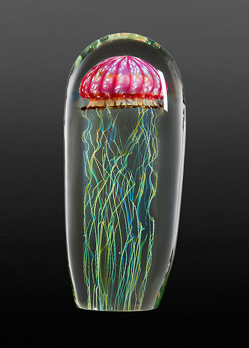 ​【希少】リチャード サタヴァ Gold Ruby Jellyfish Gold Ruby Jellyfish – Satava Art Glass