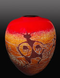 Petroglyph Red Vase